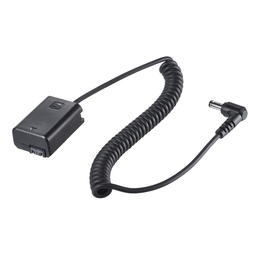 Andoer NP-FW50 Dummy Akku Pack DC Koppler Adapter mit DC Stecker für Sony A7 A7II A7R A7S A7RII A7SII A6000 A5000 ILDC Kamera