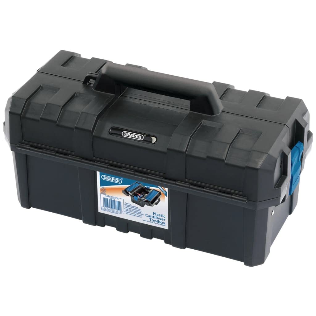 Draper 14709 Skrzynka narzędziowa na wsporniku, czarna, 454 mm