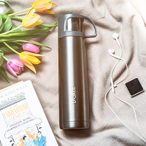 720°DGREE Frasco Termica “Follow“ – 450ml, 700ml, 1l - Botella de Aislante al vacío Termo de Acero Inoxidable con Taza café y té - Imagen 8
