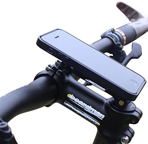 Cycway Universal Bike holder Cycling Topcap/Stem Cap and Handlebar Two Ways Mount Aluminum Alloy Material for Smart Phones, GPS, Radio... (Sliver)