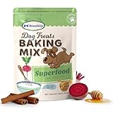 BoneItUp Dog Treats Mixes for Baking – Low Calorie Dog Treat Baking Mix with Nutrient-Rich Ingredients – Easy to Bake Puppy Cake Mix – 10 oz Pack for All Age Groups