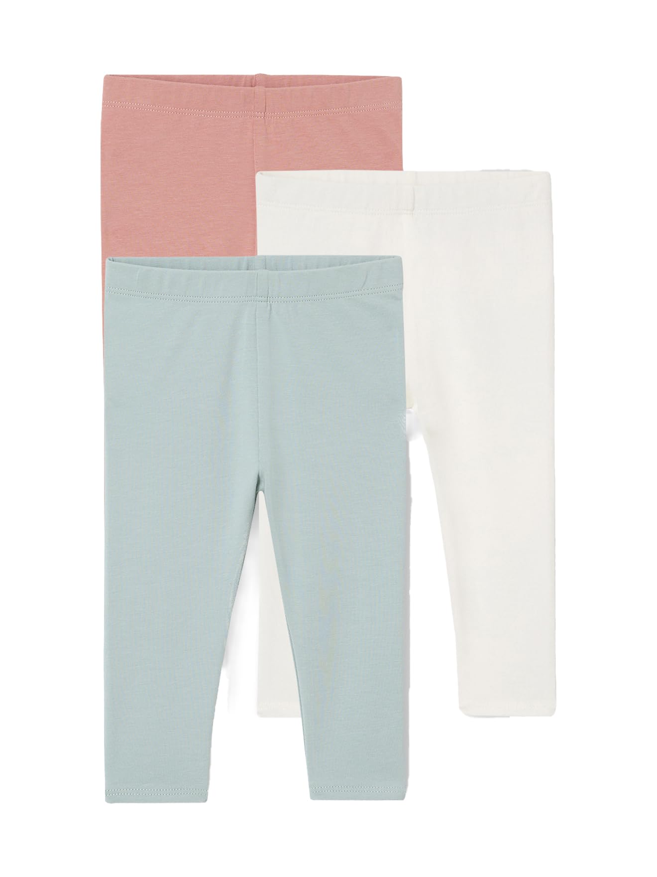 Vertbaudet 3er-Pack einfarbige Baby Leggings Basics