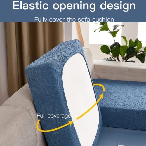 2023 Newest Resistant Universal Sofa Cover, Stretch Couch Cushion Slipcovers Replacement, Anti-Slip L Shape Sofa Covers, Chaise Lounge Sofa Slipcover (Back Cover, Pure-White) #TOP5