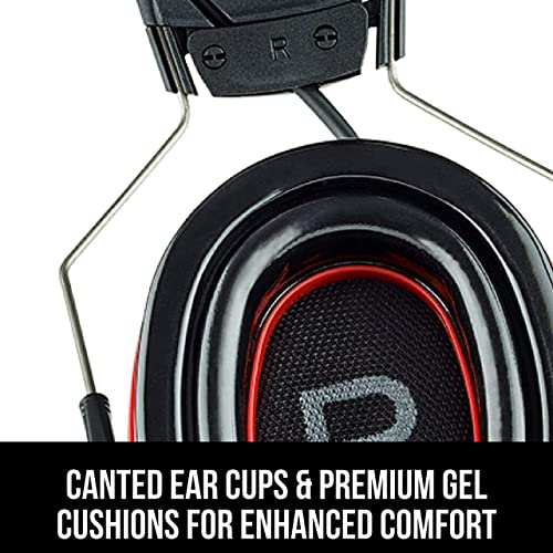 3M Pro-Protect + Gel Cushions Electronic Hearing Protector With Bluetooth Wireless Technology, Nrr 26 Db, Black, Medium #TOP6