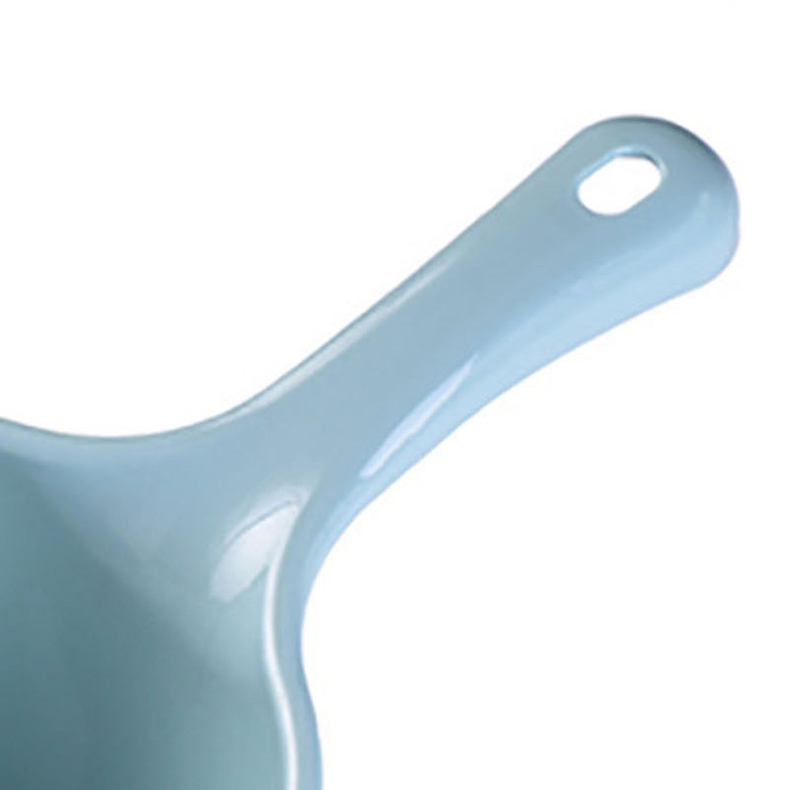lyrlody Wasserkelle Plastikbad Schaufel Wiederverwendbar Verdickt Tiefes Breites Design für Küchenbadeblüte Waschen mit Großer Kapazität Einfaches Hangloch (S)