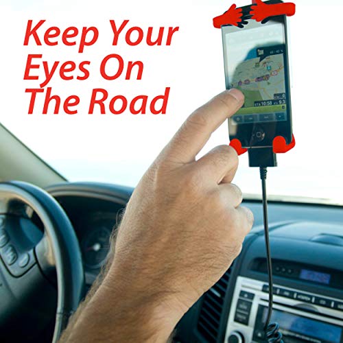 Bondi Silicon Flexible Cell Phone Holder, (Red) - Thumbnail 2