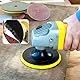 WYYFXY® 3 Stück Klett Schleifteller 125mm Klett Schleifpapierteller für Exzenterschleifer/Winkelschleifer, mit Bohradapter M14 inkl. Spanndorn für Schleifpapier | Schleifscheiben