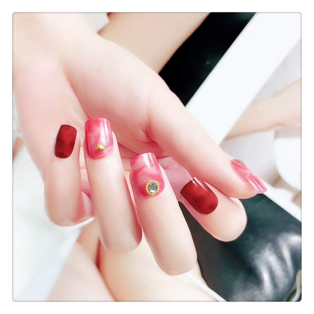 Uñas Postizas Parche De Uñas Postizas Gradiente Láser Cambio De Luz Mágica Arte De Uñas Acabado Pieza De Uñas Uñas Postizas Acabado Fototerapia