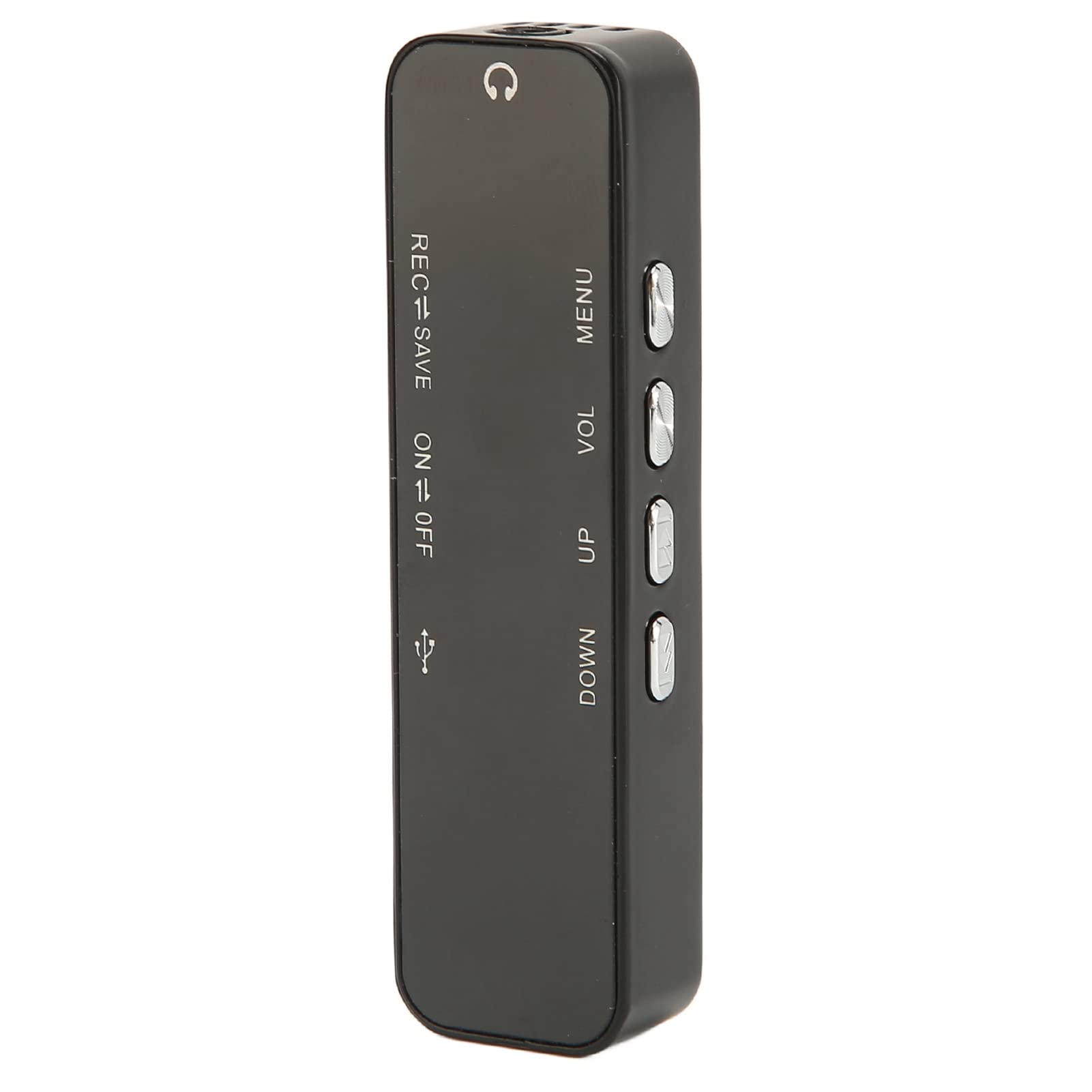 Asixxsix Registratore Vocale Digitale, Registratore Vocale da 32 GB con Riproduzione, Mini Dispositivo di Registrazione HD Portatile per Dittafono per Conferenze, Riunioni,