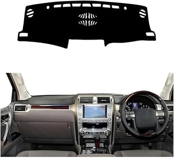 Car Dashboard Cover Dash Mat Sun Shade Pad Dash Board Carpet,for Lexus GX460 GX400 2010-2021, Flannel Fabric Dashboard Cover Mat