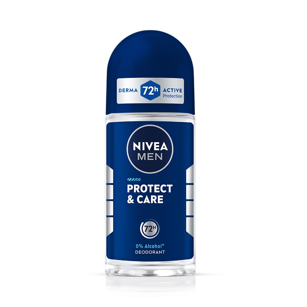 NIVEA Men Fresh Woody Protect And Care Roll On, 50Ml, Pack Of 1