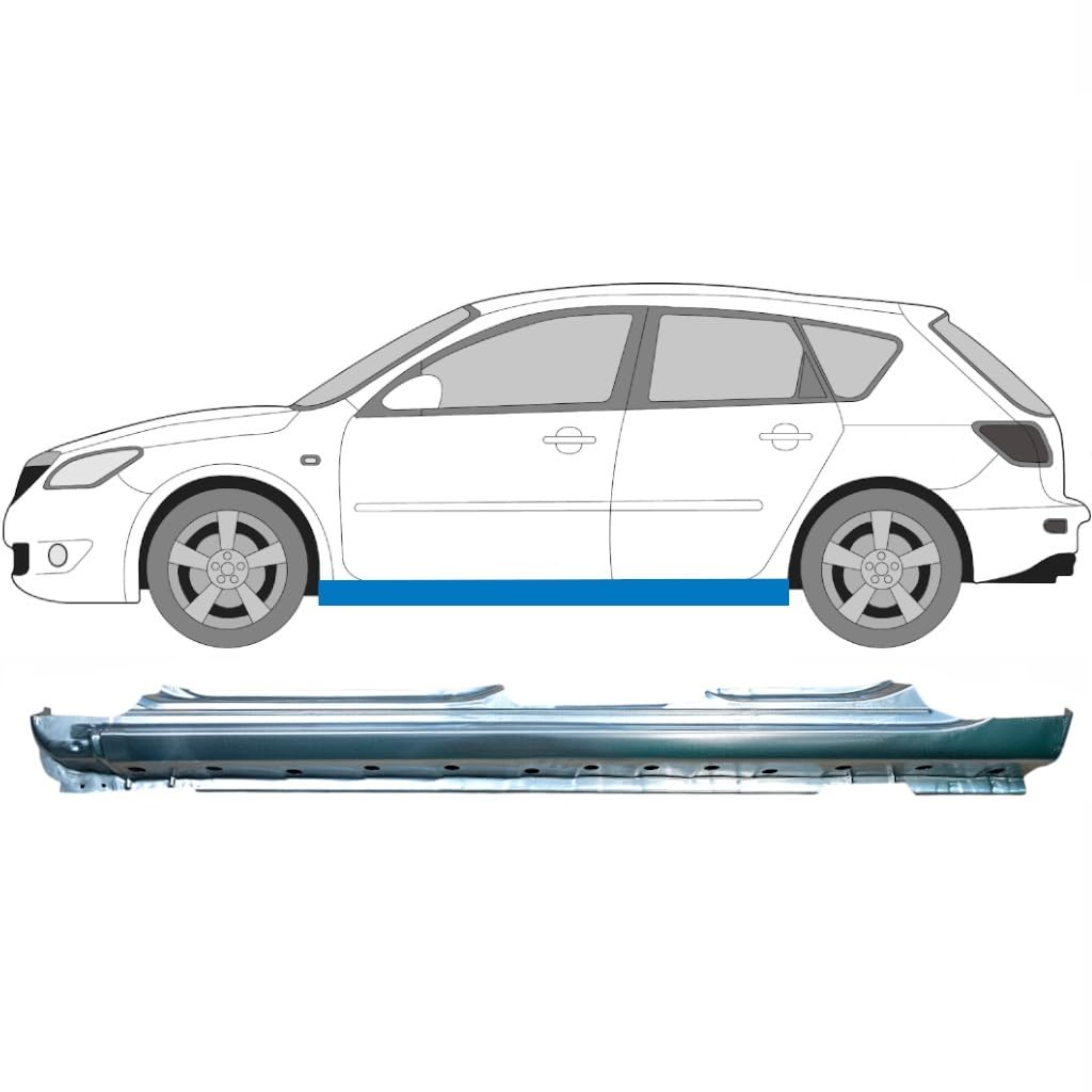 Voll schweller für Mazda 3 2003-2009 / Links