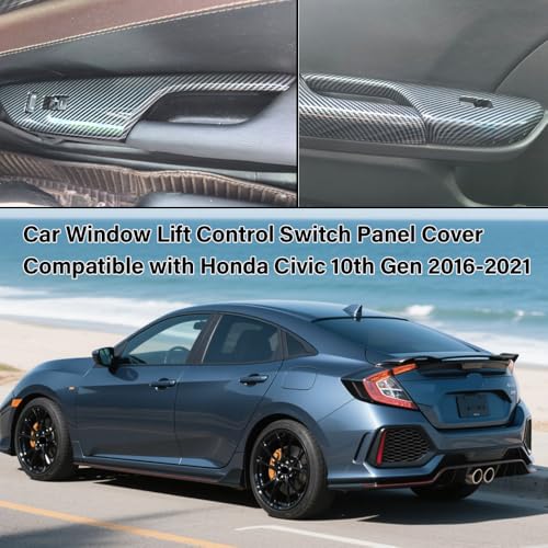 YRMST Window Switch Panel Cover Compatible with Civic 2016-2021 by YRMST - Used condition - Image 2