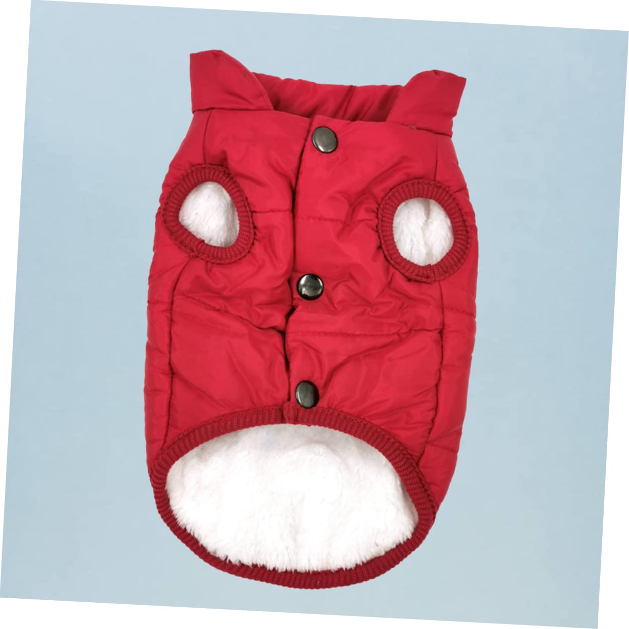 SUPVOX 3pièces Gilet Chaleur Hiver pour Chien Douillette Et Résistante Froid pour Animaux De Compagnie Vêtements Hiver pour Petits Et Moyens Chiens Rouge XS