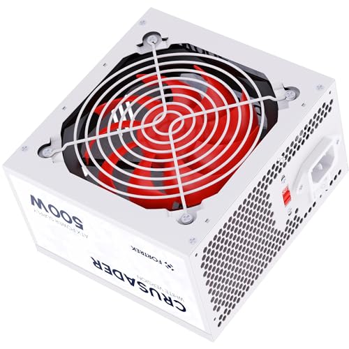 Fonte Gamer ATX Crusader 500W Branca Fortrek