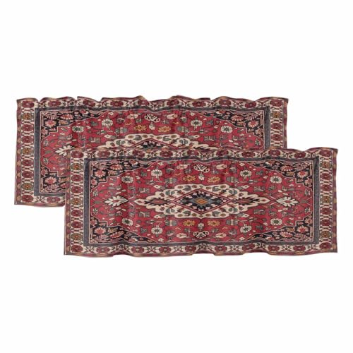 Lsrtoss 2 Pack Boho Aztec Valances for Windows Bedroom Living