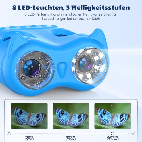 OAEBLLE 2in1 Kindermikroskop mit Fernglas, 1000X, 1080P HD, ab 3 Jahren – Ansicht 5