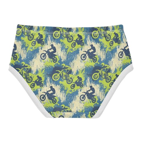 Girls Underwear Soft Cotton Dirt Bikes Kids Panties in Sizes 2/3t, 4t, 5t, 6 and 82