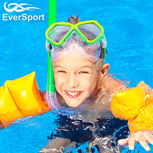 Eversport Kids Swim Goggles With Nose Cover, Swimming Goggles For Kids 6-14, Youth Diving Mask For Child Boys Girls #TOP6