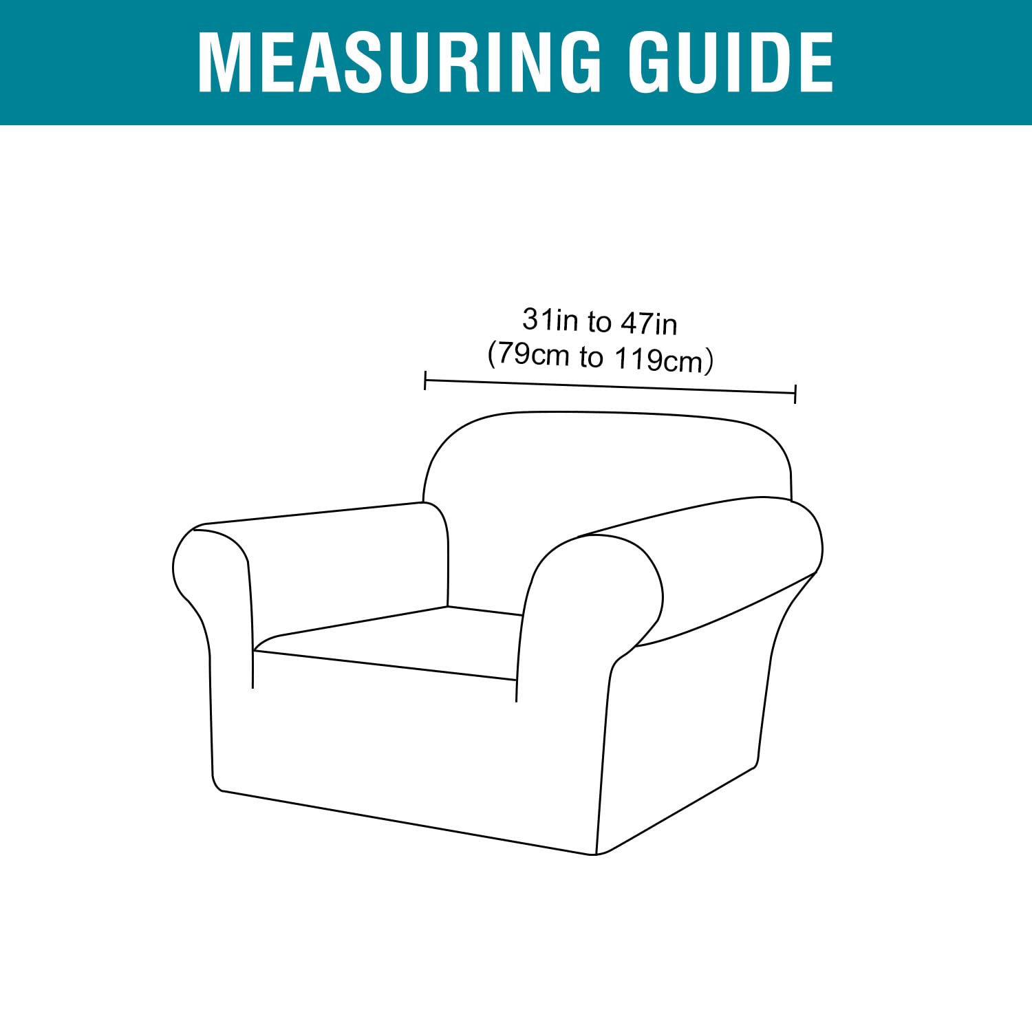 PrimeBeau Stretch Sofa Slipcover 1 Piece Sofa Cover Furniture Protector Couch with Elastic Bottom, Knitted Jacquard Chair Covers, Stretching Sofa Covers for Living Room, Chair,Charcoal Gray