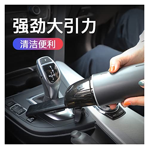 Aspirateur de voiture sans fil bleu mini format double usage