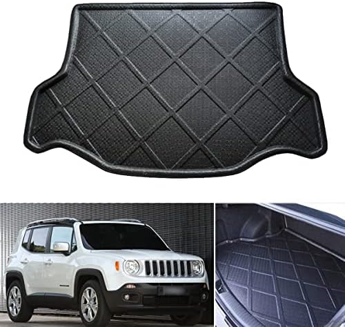 1pcs Black Color Car Mat Car Boot Mat Cargo Mat Trunk Cargo Liner Floor Mat for Jeep Renegade 2015 2016 2017 2018 2019 2020 2021 2022 2023