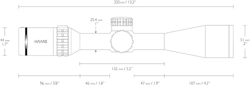 Miniatura 3 de Frontier 1" SF Riflescope 1" 3-15x44 IR Mil Pro 10x - Torretas Zero Stop 110 MRAD