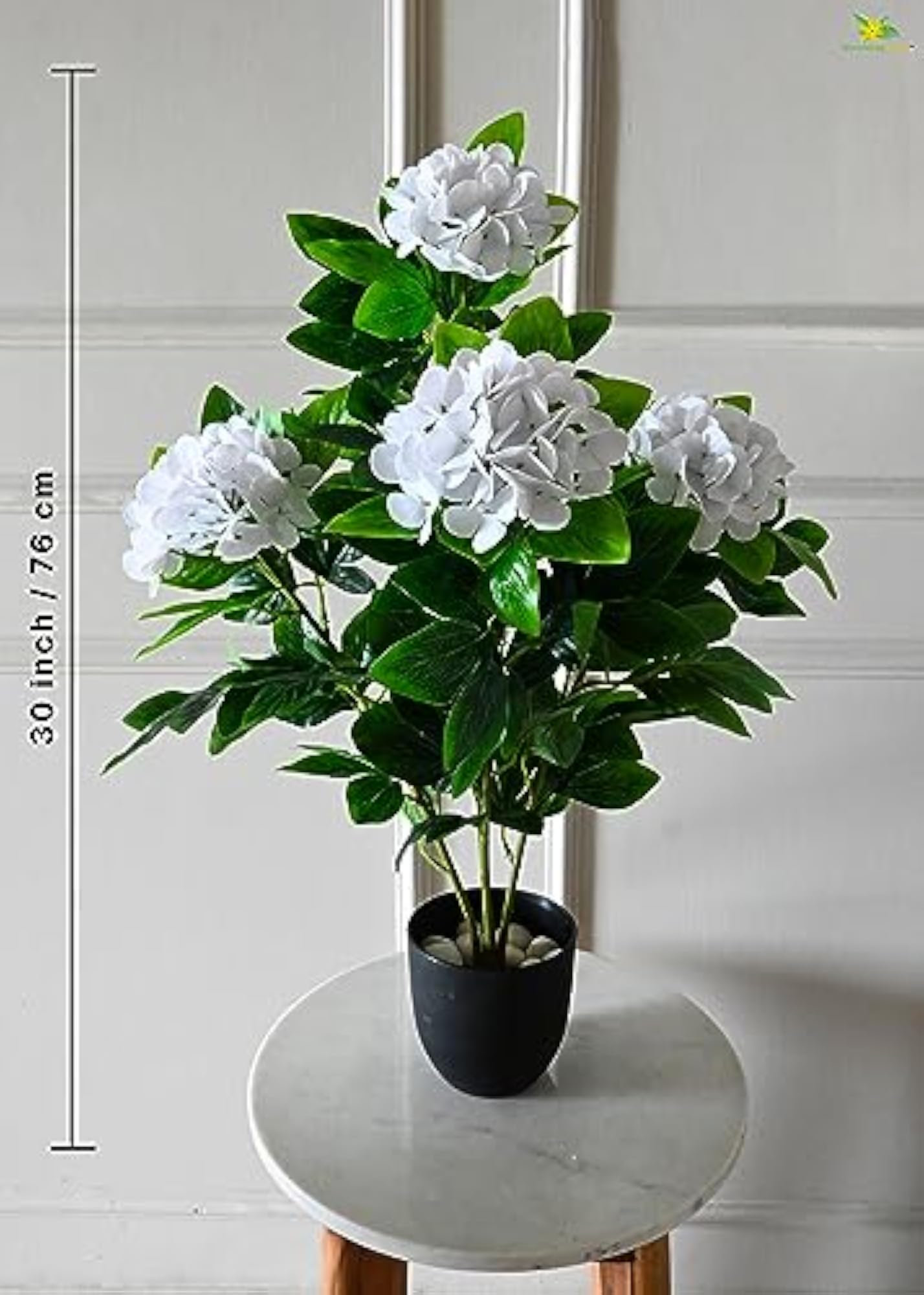Artificial Hydrangea Plant for Interior Decor