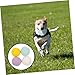 DOITOOL 4Pcs Interactive Dog Felt Balls with Bells for Puppies and Cats Chew Resistant Plaything Soft and Engaging Dog Play for Bonding and Fun