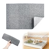 Tappeto per Conigli, Tappetino da Graffiante per Conigli, Imitazione di Sisal, Comodo Letto per la Cura di Artigli e Denti, Fondo Gabbia per Roditori, Coniglis, Criceti (40 x 60cm)