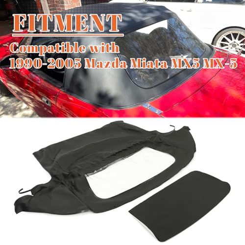 image for HECASA Replacement Convertible Soft Top Compatible with 1990-2005 Mazd