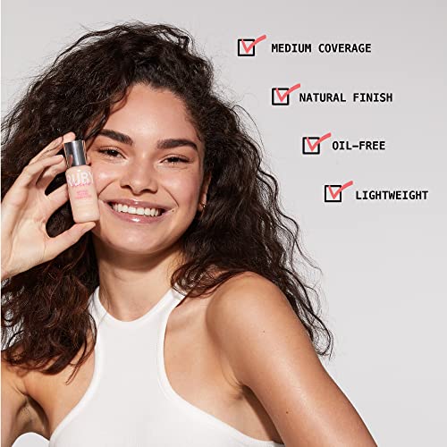 Ruby Kisses Liquid Foundation Medium Coverage, Lightweight, Natural Finish, Face Makeup For All Skin Type, Korean Makeup (Natural Beige) #TOP2