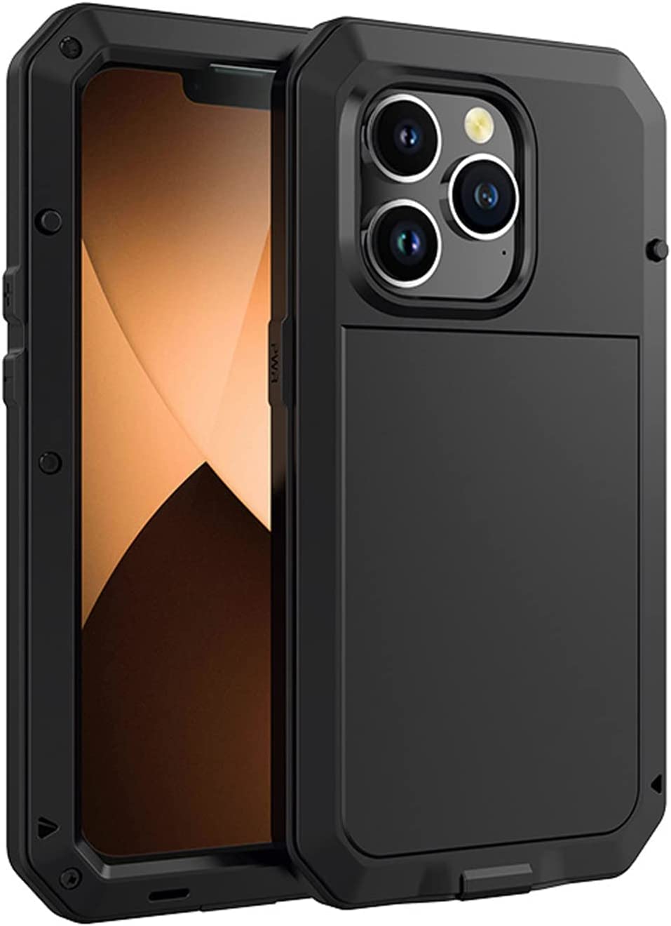 Coque iPhone 14 Pro Max protection écran intégrale antichoc résistante Svart - 8