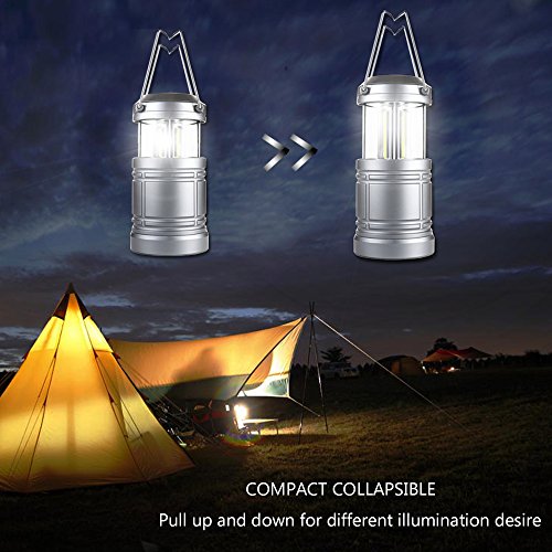 2 Pack Camping Lantern 500 Lumens Collapsible Portable Led Lantern For Emergency, Hurricane, Storms, Outage #TOP3