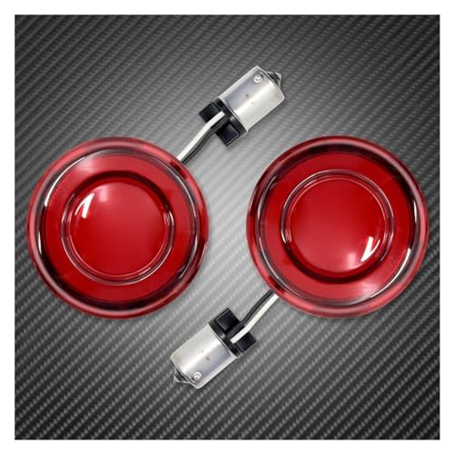 Clignotant LED 1156 rouge de feu de position latéral pour moto Harley Touring