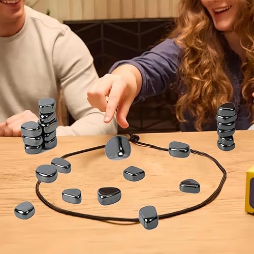 Magnetismus Strategiespiel, Intelligenzspiel für 1-4 Spieler, Ab 9 Jahren, Magnetisches Brettspiel