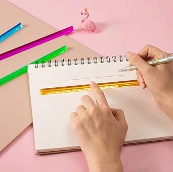 SSKR 15 Cms Ruler Triangular Pyramid Scale Measuring Tool Crystal Clear ...