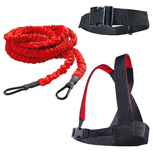 YNXing Carga Juego de Entrenamiento de Fuerza explosiva Entrenamiento de Fuerza Resistencia Cuerda Mejorar Fuerza Velocidad y Muscular … (2m Kit)