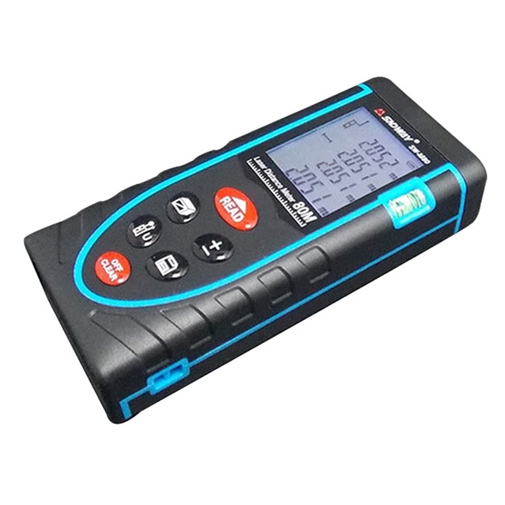 Q83 100 m LCD Laser Cuchillo Distancia Laser Medidor telémetro + 2 * AAA