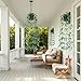 VZZNN Fake Hanging Plant with Pot 4 Pack Hanging Fake Plant, 24