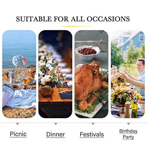 Lamberia Tablecloth Waterproof Spillproof Polyester Fabric Table Cover For Kitchen Dinning Tabletop Decoration (Paisley, 60"X120") #TOP3