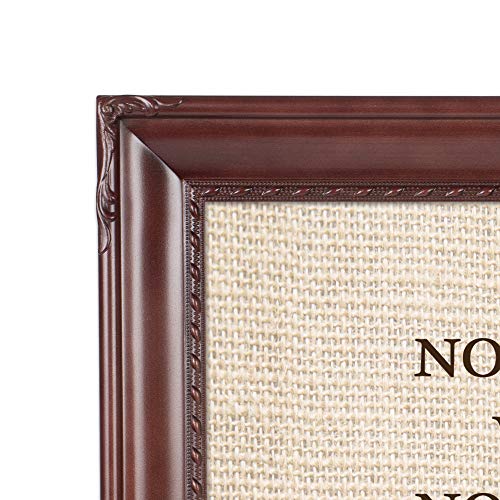 Cottage Garden Love Is Always Home Mahogany Rope Trim 8 X 10 Table Top And Wall Photo Frame #TOP3