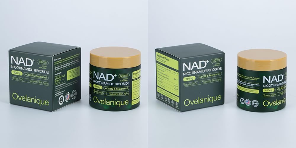 NAD Supplement with Nicotinamide Riboside & Resveratrol |NMNH Supplement Alternative| NAD+ Complex with Quercetin Phytosome & CoQ10 | Liposomal Delivery,120 Capsules(Packaging May Vary) - Image 9