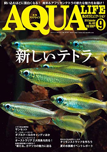 PDFダウンロード 月刊アクアライフ 2019年 09 月号 新しいテトラ バイ