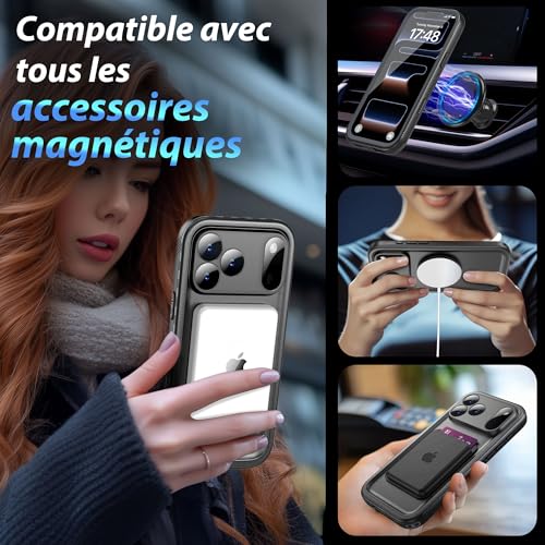 Coque étanche iPhone 17 Pro antichoc intégrale et magnétique - 6