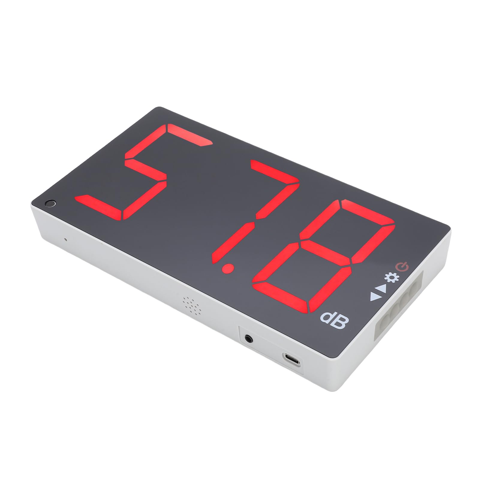 Generic Monitor de Decibelios Medidor de Ruido LED de 3,0" DB con Alarma, Medidor de Nivel de Sonido Industrial para Sitios de Construcción/oficinas