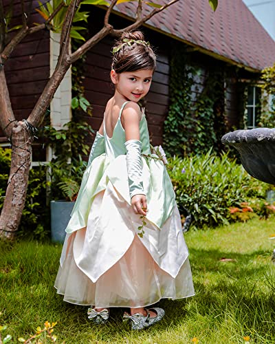 Image of TYHTYM Belle Costumes Dress Up Party Girls Princess Cosplay Halloween Kids Ball Gown 2-13Years