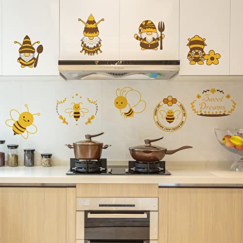 PLIGREAT Bumble Bees Wall Stickers, Peel and Stick Wall Decals - Image 4