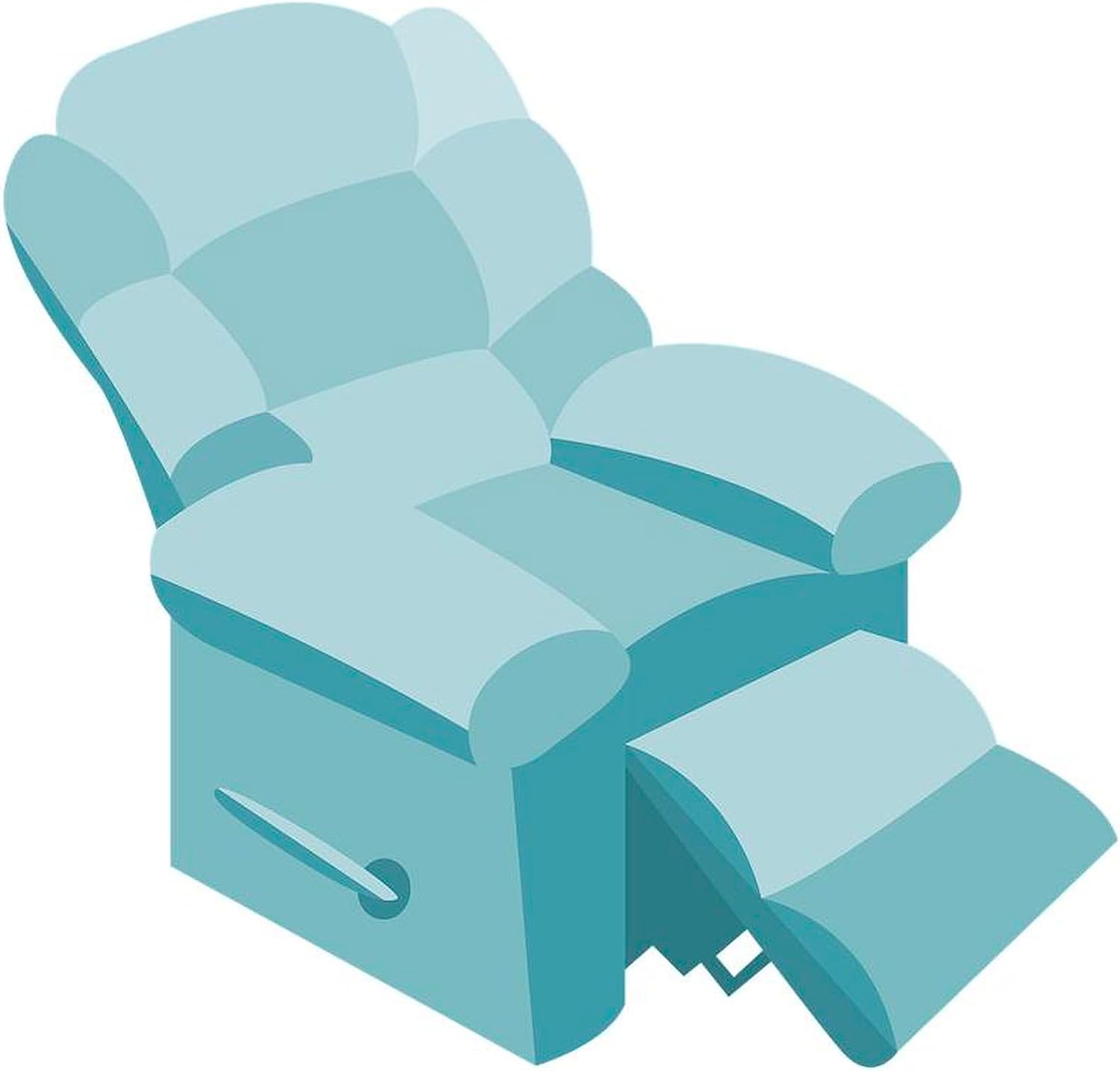 CafePress Recliner Round 4" MDF Holiday Ornament