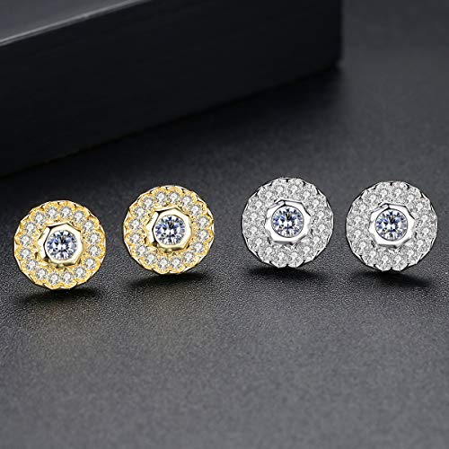 14K Gold Drop Earrings for Women, Dangle Stylish Leverback Earrings with Moissanite, A Must-have Fashion Accessory4